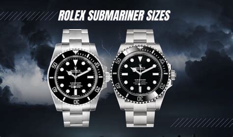 rolex mm sizes|rolex submariner size chart.